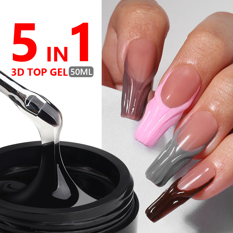 Gel Top Coat - MSHARE 3D гель для верхнего покрытия