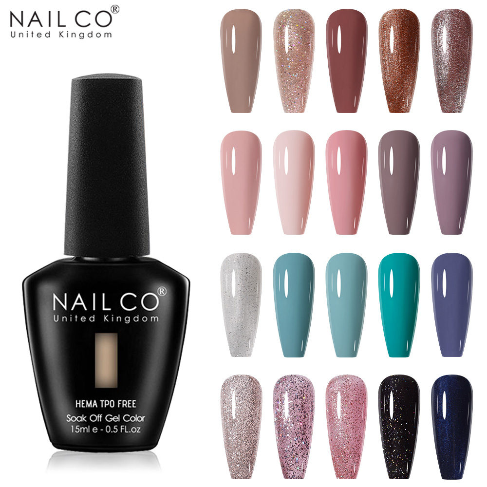 Nail Art Burgundy - NAILCO 15 мл Гель-лак для ногтей