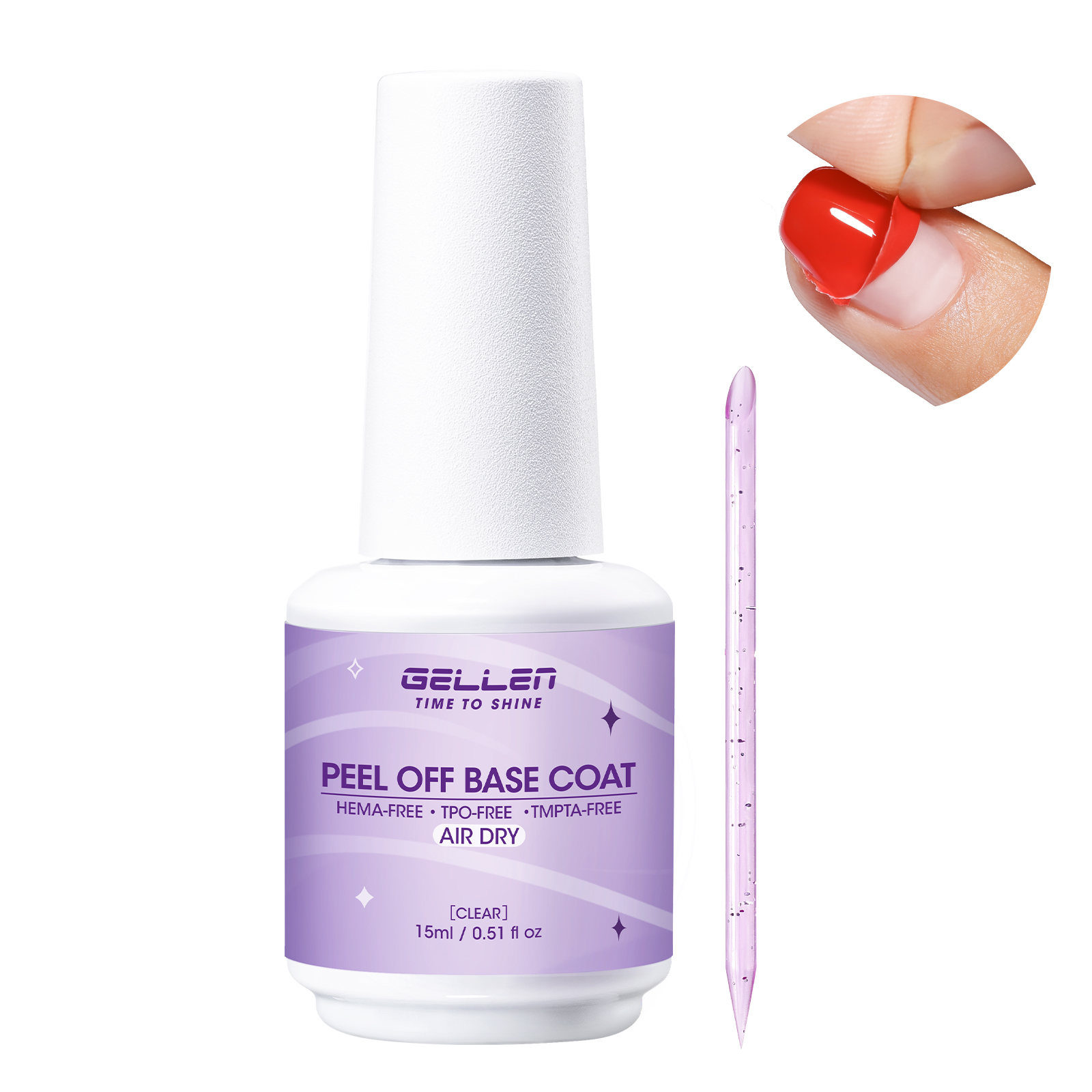 Peel Off Base Coat - Базовое покрытие GELLEN Peelable: быстросохнущий гель-лак