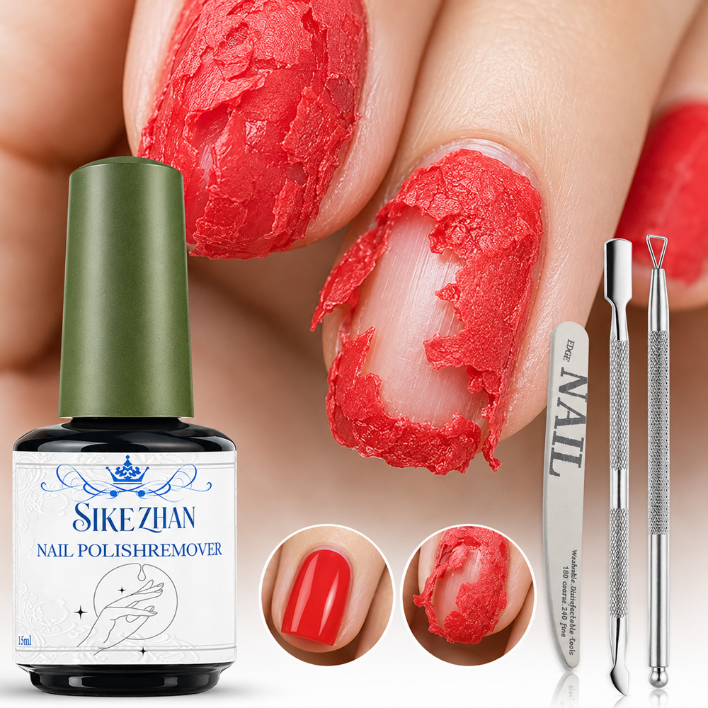 Gel Top Coat - Быстродействующее средство для снятия гель-лака SIKEZHAN: