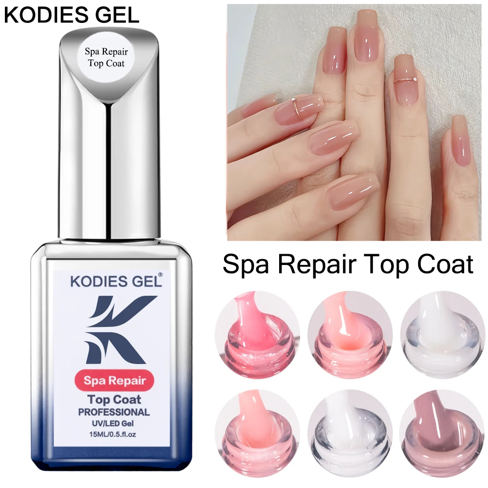KODIES GEL Молочно-белое верхн – обзор и цена Gel Top Coat
