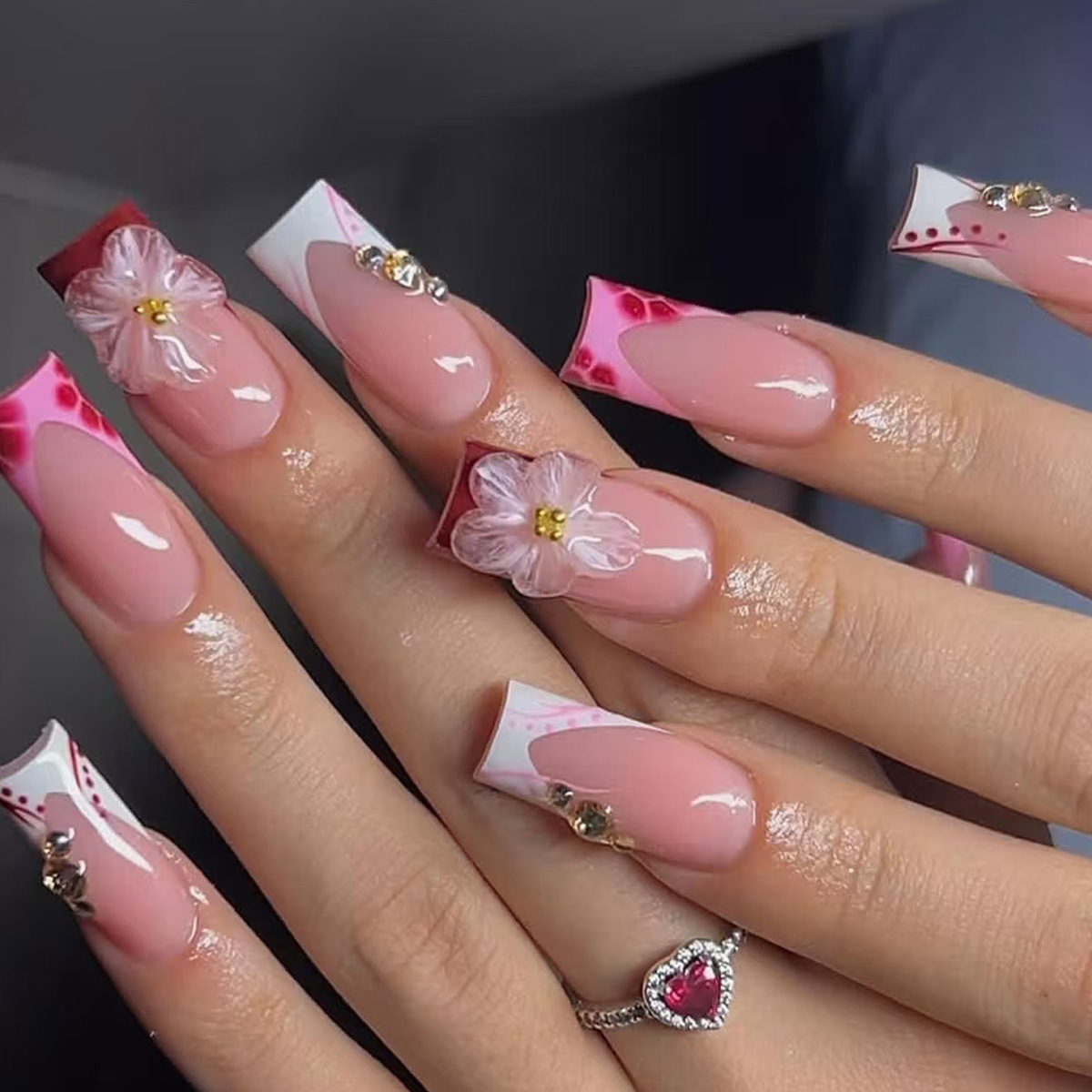 24 шт., носимые квадратные нак – обзор и цена Nail Art Aesthetic