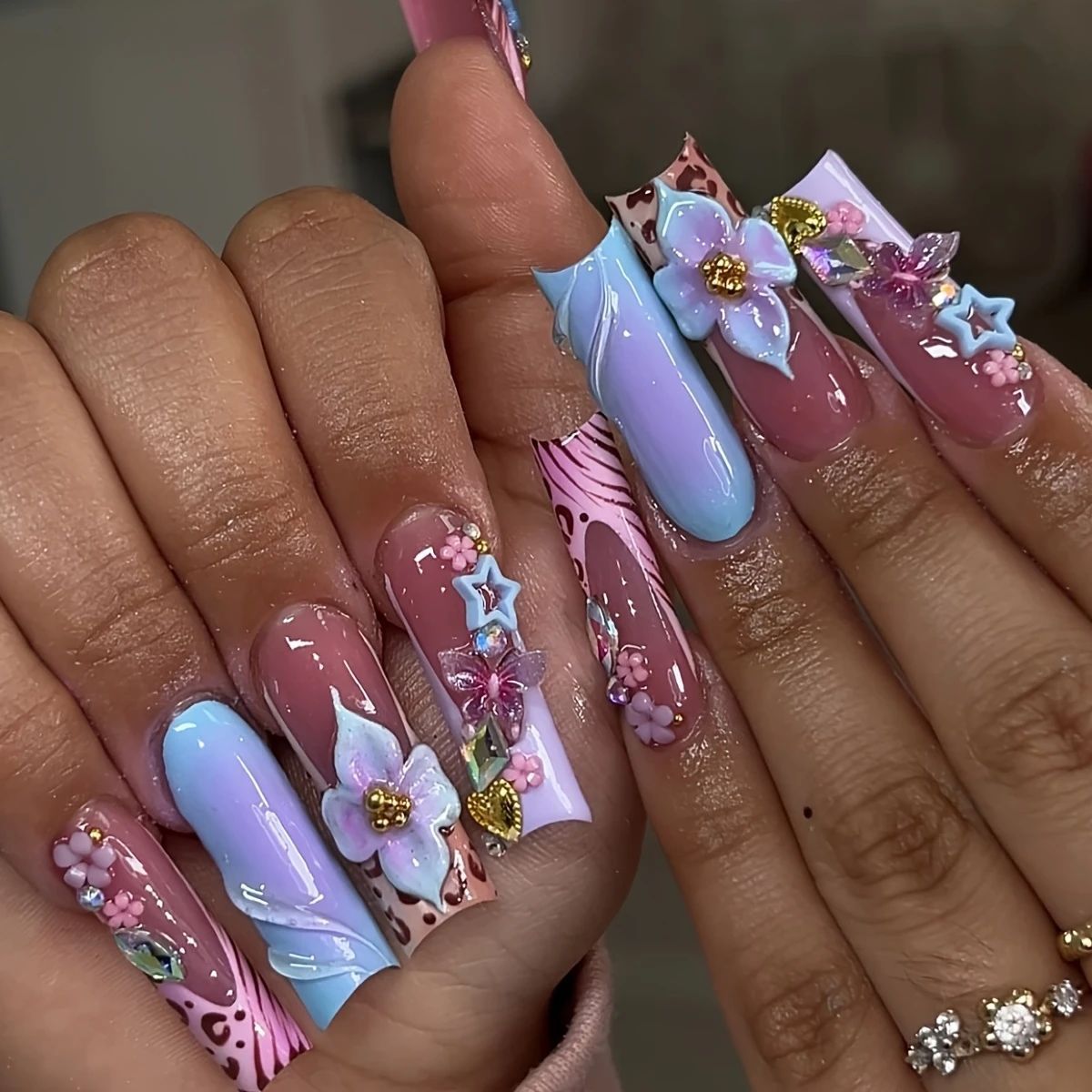 24 шт., носимые квадратные нак – обзор и цена Nail Art Aesthetic