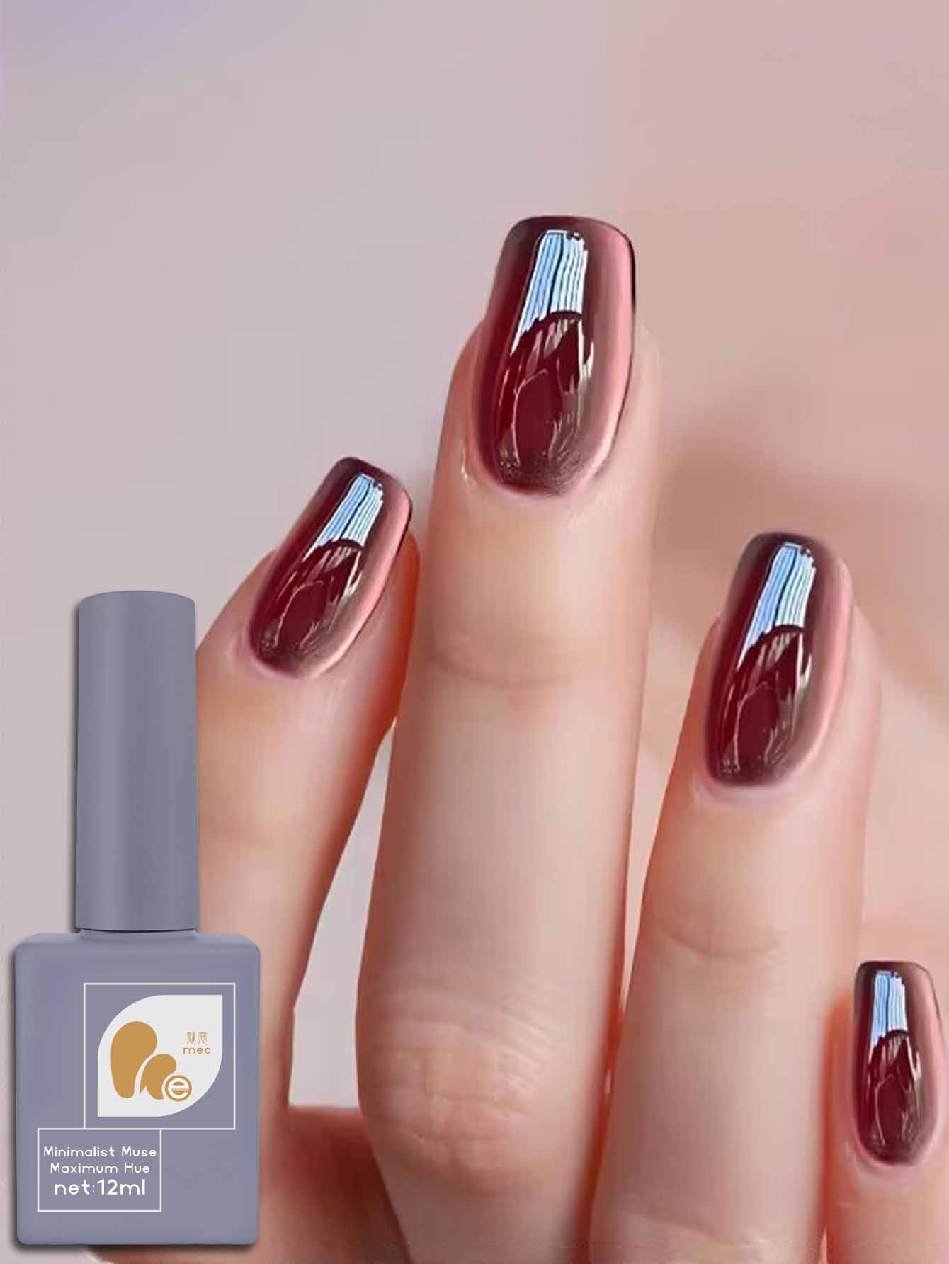 1 шт., 12 мл, гель-лак для ног – обзор и цена Nail Art Burgundy