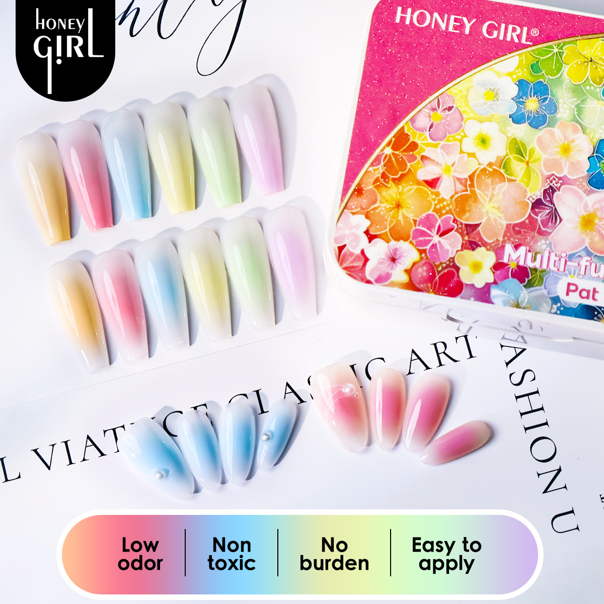 Набор гель-лаков с эффектом во – обзор и цена Nail Gel Polish Set