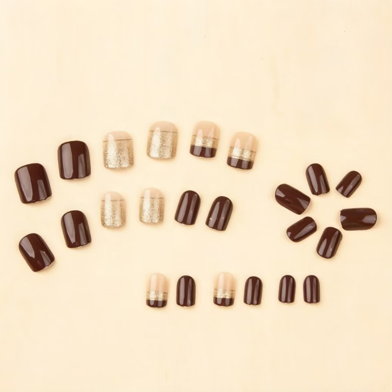 Короткие квадратные накладные  – обзор и цена Nail Art Aesthetic