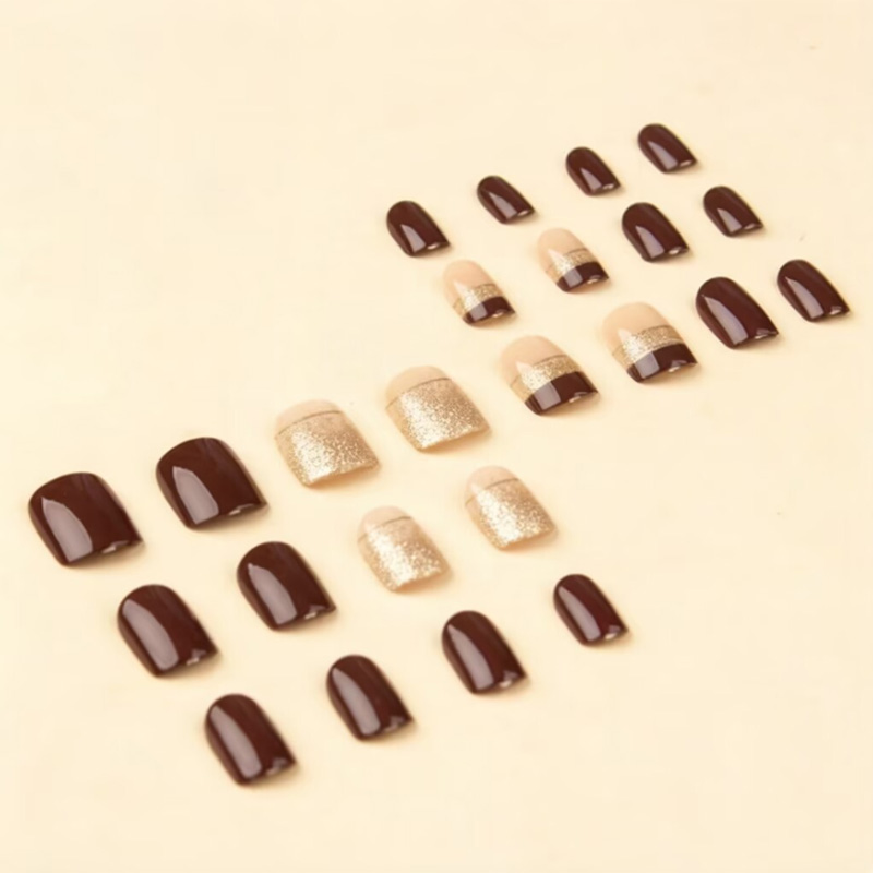 Короткие квадратные накладные  – обзор и цена Nail Art Aesthetic
