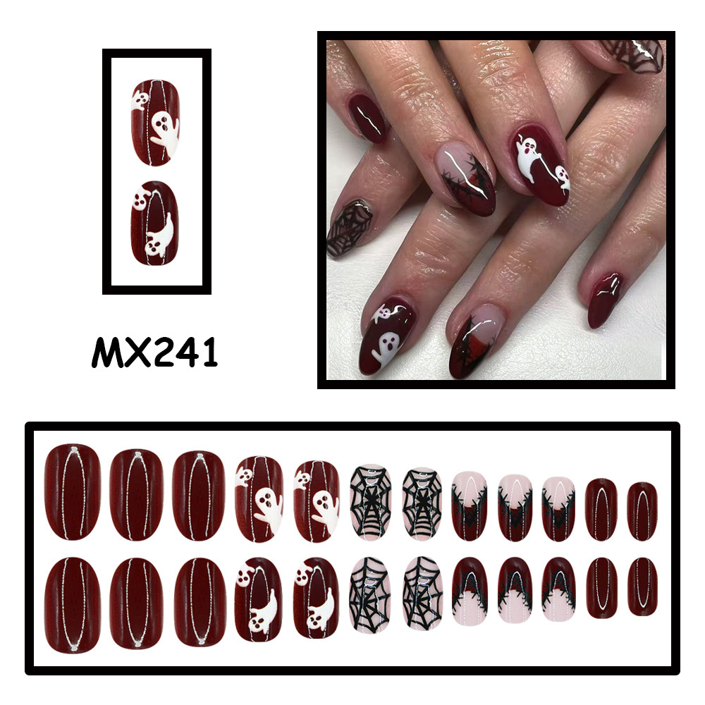 24 шт. накладных ногтей на Хэл – обзор и цена Nail Art Burgundy