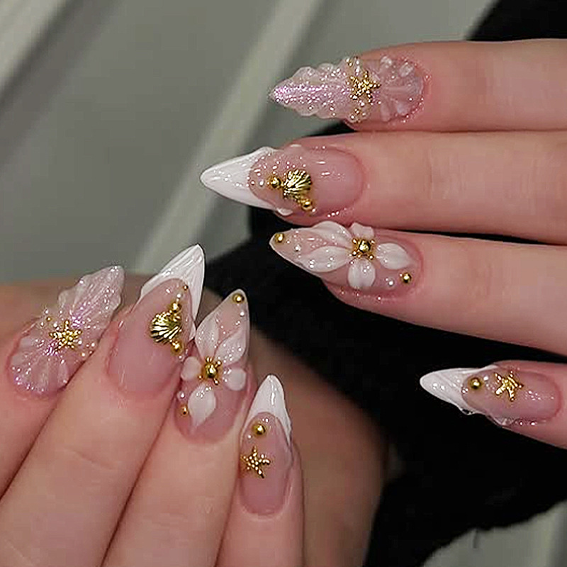 24 шт. готовых накладных ногте – обзор и цена Nail Art Aesthetic
