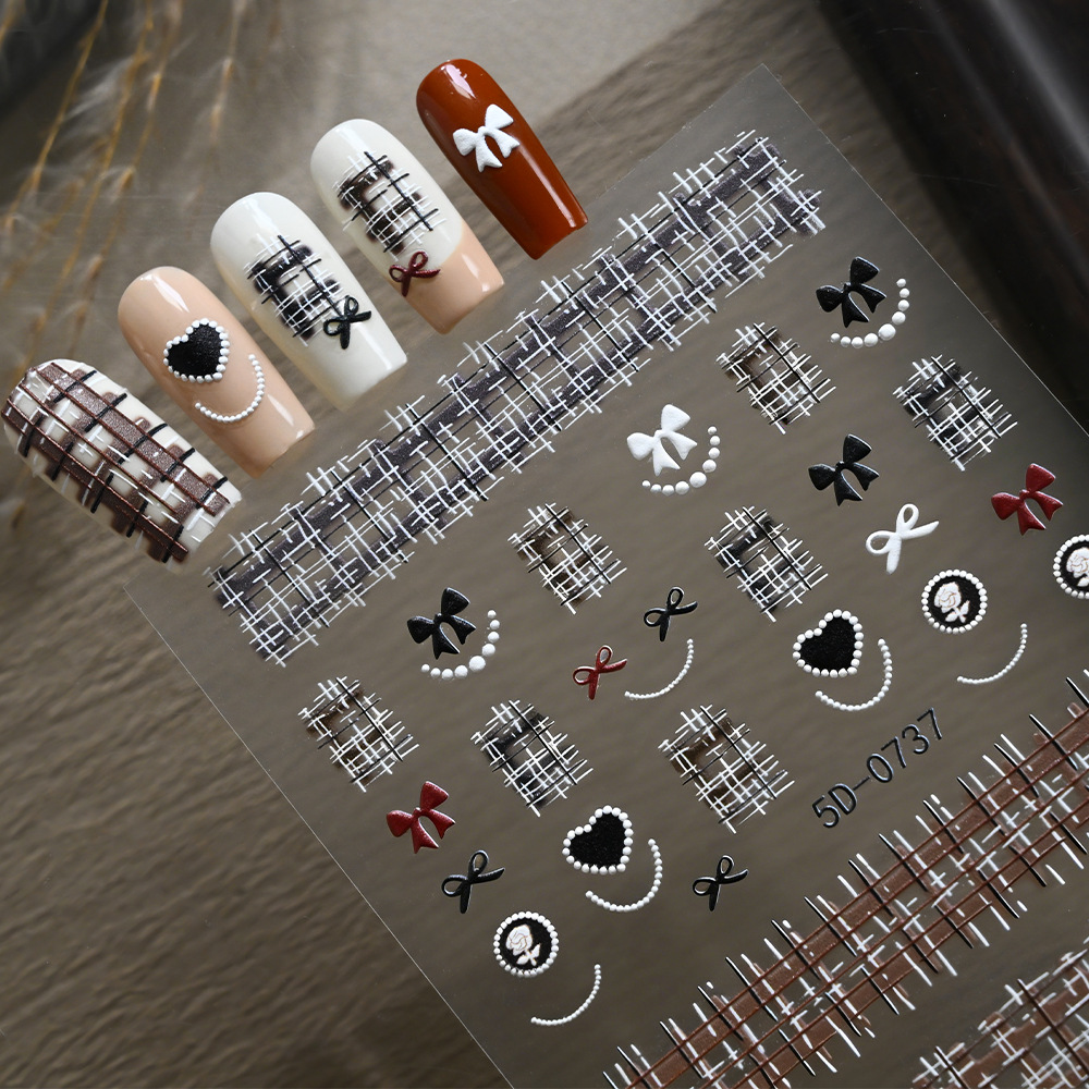 1 шт. эстетичных 5D-наклеек дл – обзор и цена Nail Art Aesthetic