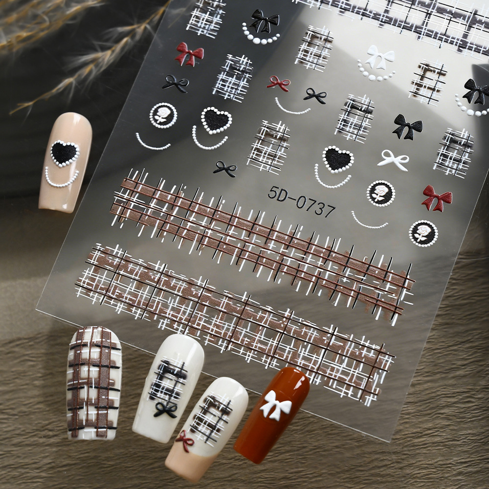 1 шт. эстетичных 5D-наклеек дл – обзор и цена Nail Art Aesthetic