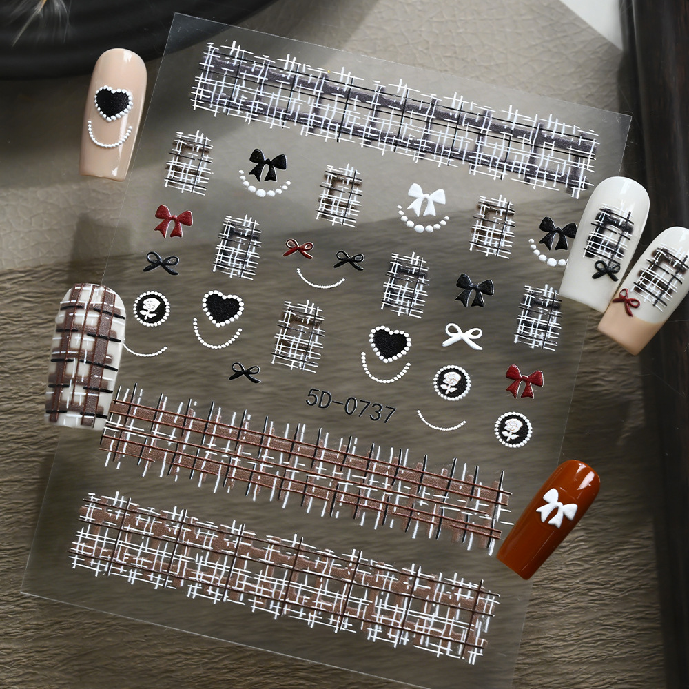 1 шт. эстетичных 5D-наклеек дл – обзор и цена Nail Art Aesthetic