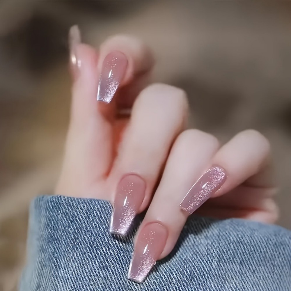 24 шт. блестящих розовых накла – обзор и цена Nail Art Aesthetic
