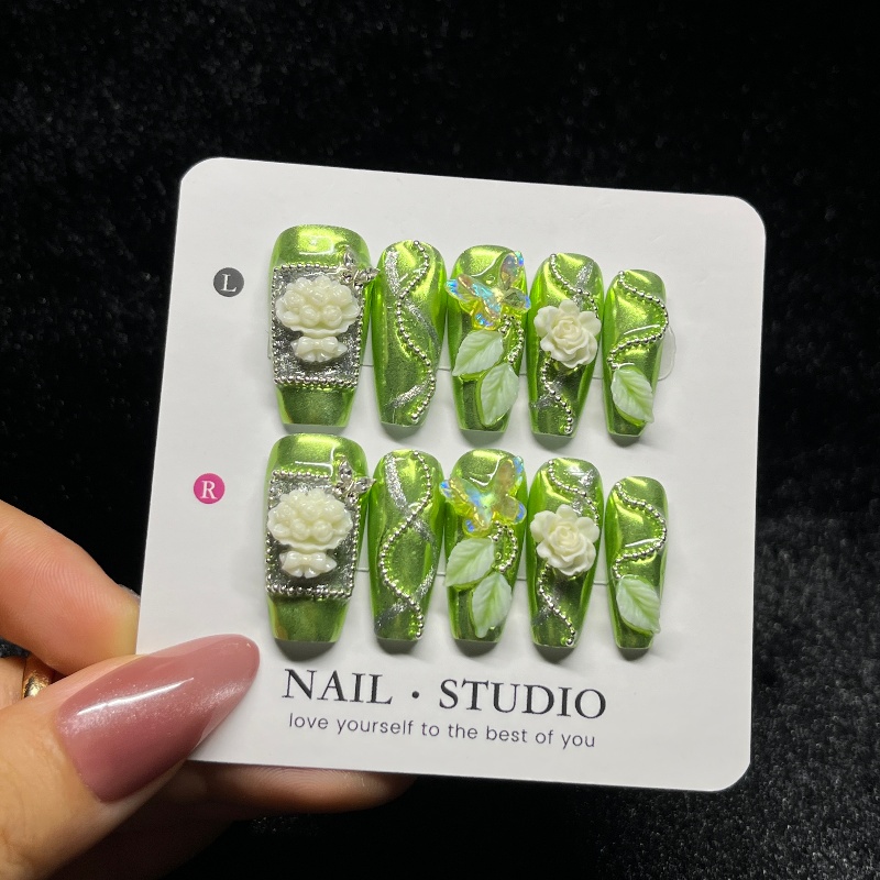 10 шт., розовое золото, пресс  – обзор и цена Nail Art Burgundy