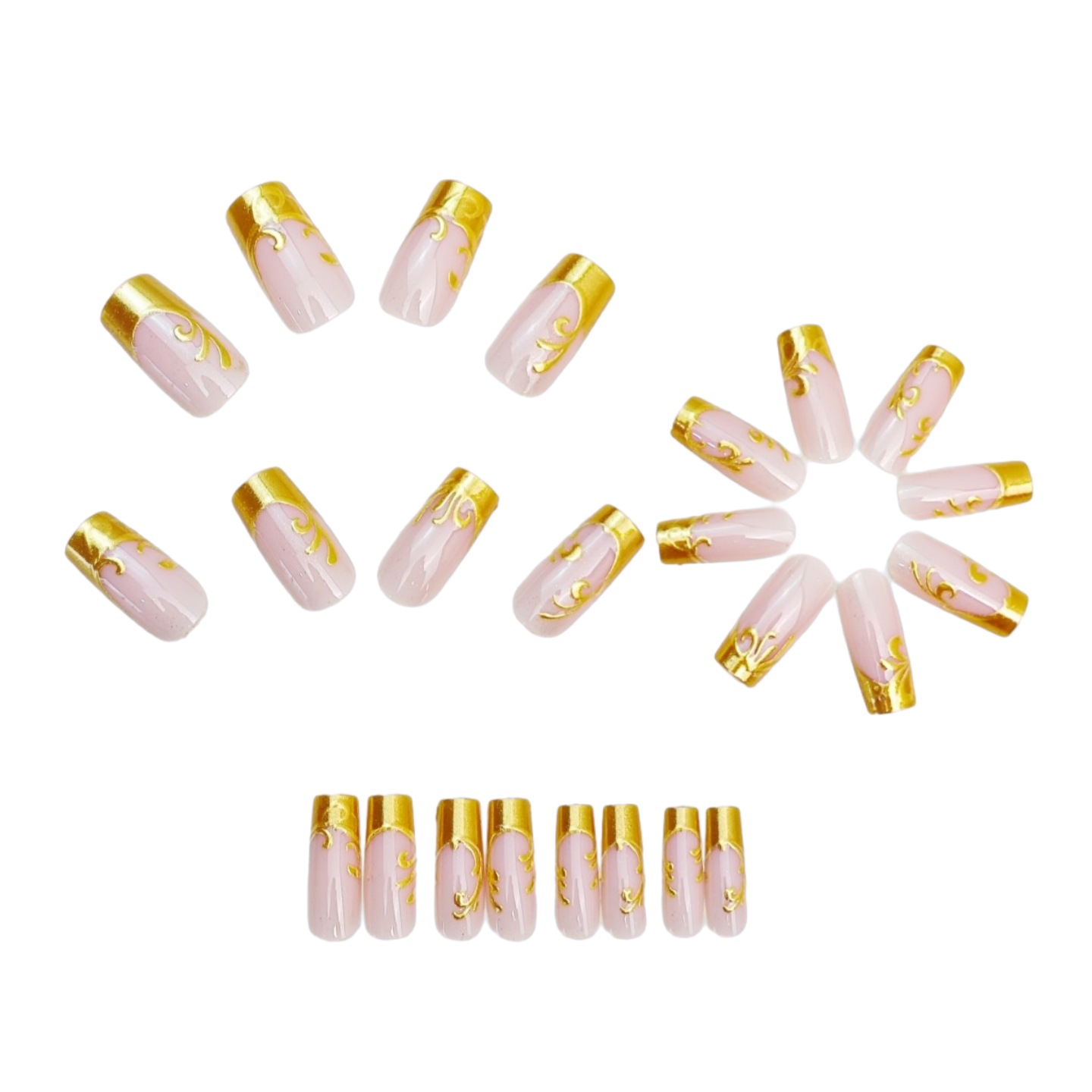 Средне-длинные накладные ногти – обзор и цена Nail Art Aesthetic